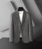 Costumes pour hommes Blazer de haute qualité Elegant British Style Fashion Business Party Party Casual Emploi Interview Gentleman Slim Fit Coat