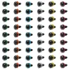 Craft Fenrry 60 Pairs 12 mm Eyes de sécurité Eyes paillettes non -vernes avec laveuses Dolls Oey Brounds for toys artists animaux poupées fabriquant accessoire