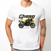 T-shirt maschile T-shirt stampato in moto Short Slve Cotton T Case per R1200GS R1250 GS Adventure Tshirt Overlander Ride Travel Tops T240425