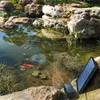 SOLAR POWERED SUBEGEN PUMP SOLAR VATTEN AIR PUMP FISK TANK SYGENATOR Outdoor Fish Tank Pool Pond Low Noise Air Pump för trädgårdsskötsel 240426