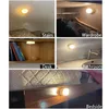 Nachtlichten Ronde slaapkamer LED BEDBAD LAMP 3 Kleur SPLOSS DIMMING USB Keukenkast Licht voor Trappen Halway Closet Decoratie