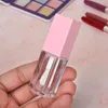 Bouteilles de rangement 5 ml de brillant à lèvres vide rechargeable tube en plastique transparent glaçage bricolage à lèvres à lèvres