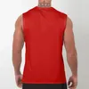 Men's Tank Tops Muscle Guys Gym Bodybuilding Sleeveless Summer Mesh Breathable Quick Dry T-Shirt Fitness Running Sport Vests