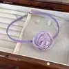 Choker Rose Flower kraag ketting voor vrouwelijke huwelijksbridalen sexy verstelbare sleutelbeen ketting feestje sieraden