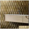 Tiles Feather Tea Tile Restaurant Bar Counter Background Interior Wall Balcony Bathroom Corridor Drop Delivery Home Garden Building Su Dh0T5