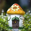Garden Decorations Mini Cottage House Exquisite Fairy Small Cottages Toys Crafts Figure Resin Charm Ornament Landscape Decor