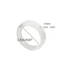 Bandringe 2pcs Harz Ring Mini ästhetischer Acrylring für Frauen Teenager und Mädchen stapelbarer Ring Q240427