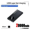 Banques d'alimentation du téléphone portable 120W 50000mAh Pack d'alimentation à grande capacité Pack de charge rapide Pack de batterie portable Chargeur de batterie adapté à l'iPhone Samsung Huawei Xiaomi J240428