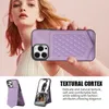 Fashion Mirror Telefon Case IPhone z uchwytem kartą Kopiącą się z szczotką wisząca lina luksusowy odpowiedni dla iPhone'a 15 plus 14 13 12 11 11 Pro Max Apple