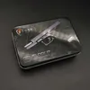 Toys de armas 1 3 Alloy Empire G17 Modelo de pistola de brinquedo portátil com coldre de bala Mini Mini Metal Shell Ejeção T240428