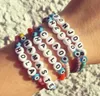 VSCO Girls Ins Basic Beaded Strands Bracelets Letter Bracelet Hello Ciao Bonjou String Bangle Unisex Designer 5 Colors83273605459438