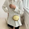 Evening Bags Fashion Women Candy Color Shell Bag Chain Cute Small Shoulder Handbags Ladies Phone Money Pouch Zipper Crossbody