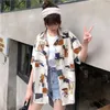 Women's Blouses Printing Hawaiian Shirt Korean Version Casual Commuting Short Sleeved Thin Simplicity Loose Fitting Summer