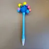 Decompression Small Ball Ballpoint Pen Novelty Fun To Your Writing Entertainment Pull Toy Stationery