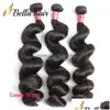 Coiffure Bella Brésilien Brésilien 8-34 pouces non traitées Pouleaux humains Os Bodie Raide vague Loose Loose Eau bouclée Extensions Slay