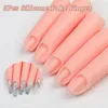 Faux Nails Pratiquez des doigts pour un modèle d'outil de doigt en silicone à ongles en acrylique avec des articulations Fake Hand DIY Formation