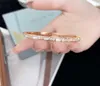 أعلى مستوى أصلي BLGARRY DESIGNER BAYSLES HIVE VISTER WHITE FRITILLARIA Diamond Snake Bone Bracelet v Gold 18K Rose Gold Diamond مع شعار العلامة التجارية