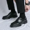 Casual Shoes Zapatillas Hombre Gentleman Brogues Oxford Spring Suit For Men Classic Men's Business Wedding Leather