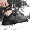 Walking Shoes Plush Winter Men Running Ourdoor Jogging Trekking Sneakers Athletic Light Soft Keep Warm