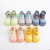 Baby Antislip Socks Schuhe süße Cartoon Kinder Gummi Gummi Child Floor Sneaker Kleinkind Geboren erster Walker für Babys 03Y 240425