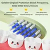 Laddningsbara barn elektriska tandborste set tecknad mönster mjuk borst tandborste smart blekning ultraljud tandvårdssats 240422