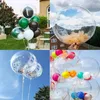パーティーデコレーション10pcs 20インチクリアボボ風船クリスマスの結婚式の誕生日のための大きな透明な泡