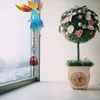Figurines décoratives éoliennes pendentif tube en aluminium tube métallique Balcone mignon coloré petit ange extérieur pour jardin
