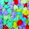 Badkugel Netz Bad Schwämme Blume Nylon Maschenbürste Duschkugel 10 g weiche Körperreinigungsnetzbürste