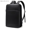 Backpack Bange Design de grande capacidade Recarrega de viagens USB Mackpacks Men Men 15.6 em bolsa à prova d'água para laptop para masculino