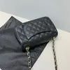 Marka Tote Torba Tasarımcı Çanta Gerçek Deri AAA Kalite Altın Zincirleri Lambskin Boy Messenger Çanta Hobo Çanta V Crossbody Çift Flep Kadın Çanta Çanta Cüzdan LD2#1116