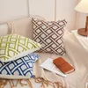 Cuscino 2024 Copertura in stile nordico semplice tessuto geometrico Modello casa soggiorno divano camera da letto decorazione della moda arte