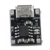 10st Single Cell Litium Batteriladdningsladdningsmodul 1A 5V-6V 4.2V TC4056 TC4056A Micro USB Power Supply Board TP4056