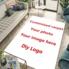 DIY Pictures Custom Carpet настройка PO Brand Rug украсить коврик для гостиной гостиной.