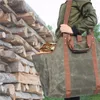 Opbergzakken waterdichte wax canvas tote houtbevoerder brandhouthouder zware buitenhooi met open haard fornuisgereedschap tas picknick