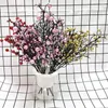 Decorative Flowers 5 Forked Plum Blossom Artificial Foam Fruit Christmas Wedding Flower Arrangement Desk Home Decoration Simulated