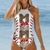 Dames badmode 2024 vrouwen strandkleding zwemtankini monokini badpak twee stukken badpakken plus maat gedrukte tankinis bikinis sets