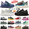 Med Box Designer Casual Shoes Odsy 1000 Sneakers Syching Breattable Sneaker New Decorated Arrow bekväma män Kvinnor Luxurys lädertränare Storlek 36-45