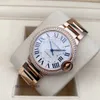 Dials Working Automatic Watches Carter Shot Blue Balloon Rose Gold Diamond WE9005Z3 Mechanical Womens Watch