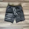 Shorts homens mulheres primavera verão insere líquido vermelho design sentido y2k letras espuma shorts bordados