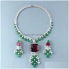 Orecchini Necklace Designer Collection Party Choker Stud Stud Women Lady Naphels Inlay