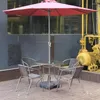 Kampmeubels Buiten tafel en stoeltuin Courtyard Terrace met overkoepelende rattan driedelige set melktheewinkel balkon