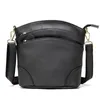 Shoulder Bags Doudou Genuine Leather Women's Fashionable Bucket Bag Mother Middle Age 2024 Messenger Wome