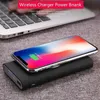 Celular Power Banks 50000mAh Power Pack Pack de carregamento de super grande capacidade A fonte de alimentação móvel Twoway sem fio CTYPE Charging portátil seguro e gratuito entrega J24