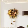Decorative Flowers Building Blocks Wall Hanging Sunflower Artificial Flower Living Room Decorated Girlfriend Birthday Gift Assembled Toys