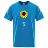 The Sunflower of Hope Beauty Print Men Women T-shirt Modemerk Kleding S-XXXL Oversized T-shirts Regular Sleeve T-shirt 240424