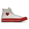 Moda lat 70. All Star Casual Canvas Buty Red Heart Mens Designer Buty Women Sneakers Grey Chuck 70 Taylor Platform Black White High Low Sport Treners Dhgate