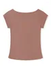 Damen T-Shirts Frauen Cap Sleeve Tops Solid Color Verband Sommer T-Shirt Casual Pullovers für Streetwear Ästhetische Grunge Kleidung