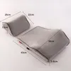 Sedia da sedile per sedile per auto in memory foam cuscino supporta il collo posteriore supporto lombare supporto in fibra di velluto riposare auto