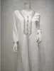 Weißer Kaftan Dubai Abaya Türkei Muslim Hijab Kleid Islam Abayas Kleider für Frauen Robe Djellaba Caftan Ensemble Femme Musulmane 240422