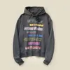 Welldone Hoodies Designer Sweatshirt Luxury Fashion Womens Hoodies Sweatshirts New Top Hooded Rainbow Letter Loose Casual Couple Hoodie